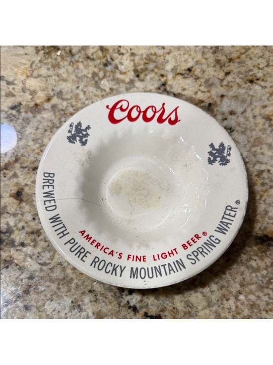 Coors Other - Vintage Coors Beer Ashtray 1960